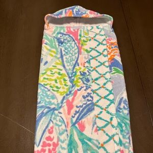 Lilly Pulitzer Pottery Barn Kids hooded towel Mermaid’s Cove